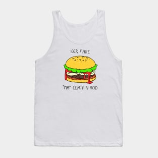 KLADD .fake burger Tank Top